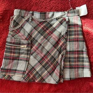 Zara Kids Plaid Skirt